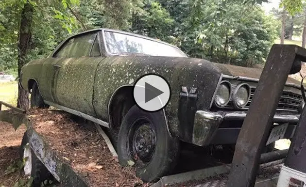 Long Lost Street Racing Legend 1967 Chevelle SS396 Found Parked on a Car Hauler in a Salvage Yard!! - xtrhorsepower